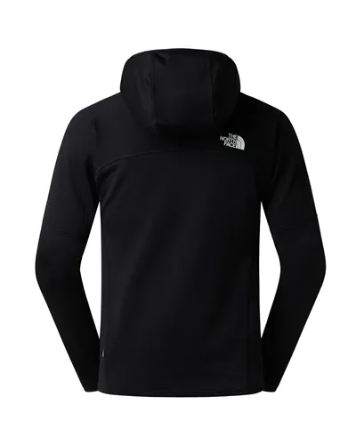 The North Face Stormgap Polartec Power Grid Giacca Midlayer con Cappuccio Uomo Full Zip, TNF Black