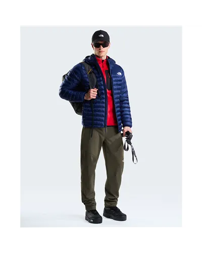 The North Face Terra Peak WindWall Thermoball Eco Men's Packable Down Hooded Jacket, Summit Navy