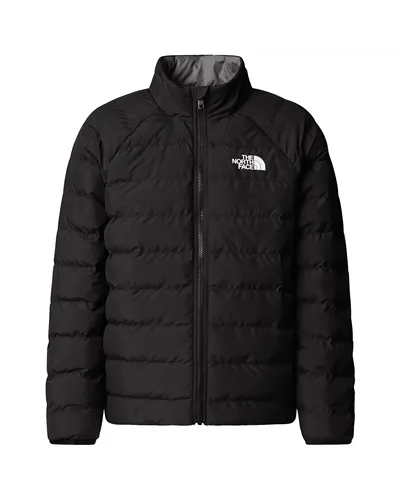The North Face Perrito DryVent Giacca 4in1 Impermeabile con Cappuccio Junior/Kids Reversibile, TNF Black
