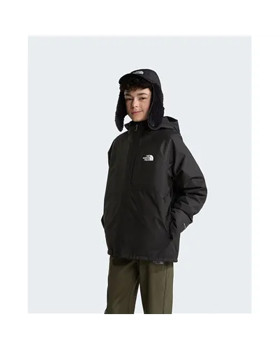 The North Face Perrito DryVent Teen's 4in1 Waterproof Hooded Jacket Reversible, TNF Black