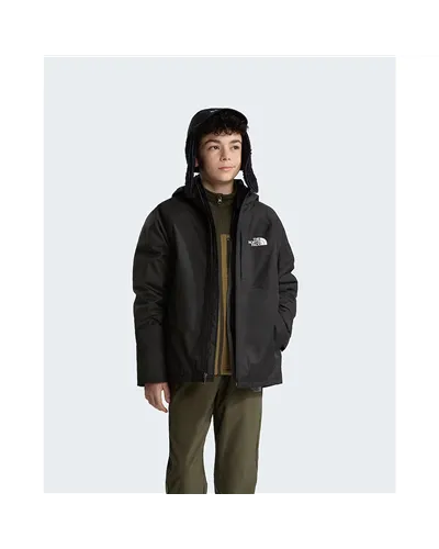 The North Face Perrito DryVent Teen's 4in1 Waterproof Hooded Jacket Reversible, TNF Black
