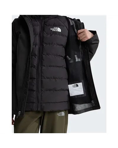 The North Face Perrito DryVent Teen's 4in1 Waterproof Hooded Jacket Reversible, TNF Black