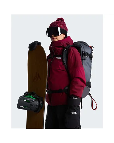 The North Face Slackpack Zaino 30 Litri Sci/Snowboard/Scialpinismo, Anthracite Grey/TNF Black