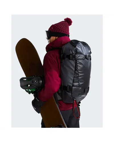 The North Face Slackpack Zaino 30 Litri Sci/Snowboard/Scialpinismo, Anthracite Grey/TNF Black