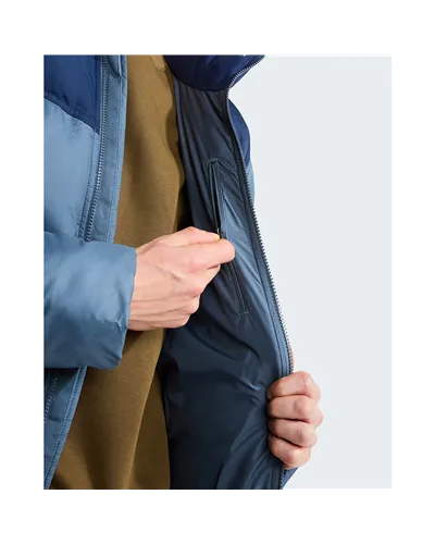 The North Face Saikuru WindWall Giacca Piumino Uomo, Granite Grey/Summit Navy