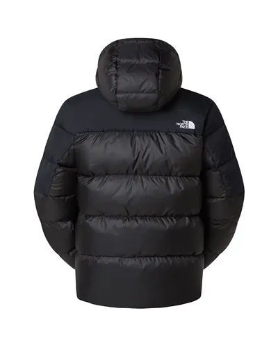The North Face Diablo 2.0 WindWall Giacca Piumino con Cappuccio Uomo, TNF Black Heather/TNF Black (Piuma Riciclata)
