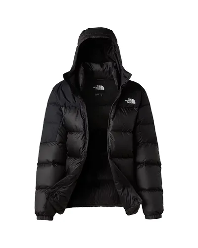 The North Face Diablo 2.0 WindWall Giacca Piumino con Cappuccio Uomo, TNF Black Heather/TNF Black (Piuma Riciclata)