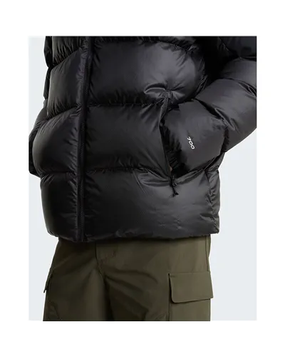 The North Face Diablo 2.0 WindWall Giacca Piumino con Cappuccio Uomo, TNF Black Heather/TNF Black (Piuma Riciclata)