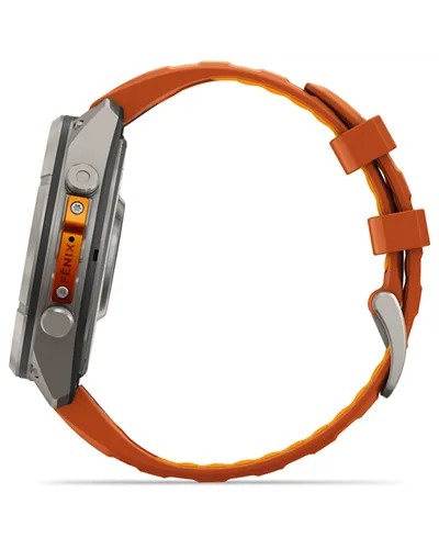 Garmin Fenix 9 Pro AMOLED inReach Case 47mm GPS Watch Wrist-Based HR, Titanium/Autumn Orange/Spark Orange
