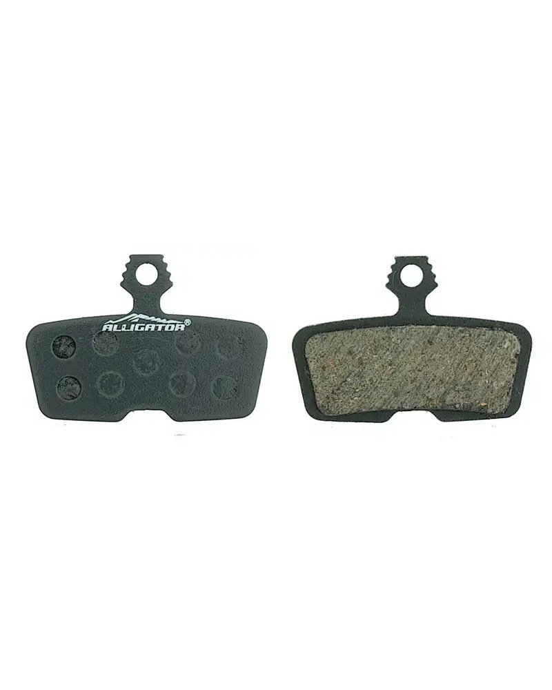 Alligator Coppia Pastiglie Alligator Semi-Metalliche con Molle, Compatibile Avid Code R