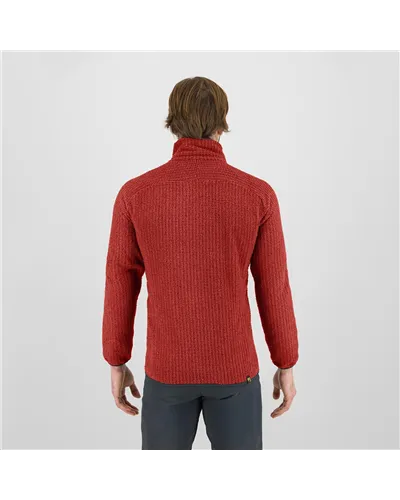 Karpos Rocchetta Evo Fleece Pile Uomo, Fire/Woodland Gray