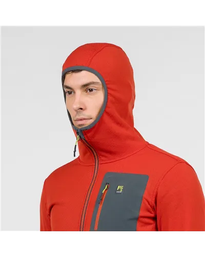 Karpos Antermoia Men's Hoodie Fleece, Fire