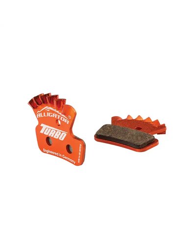 Alligator Coppia Pastiglie Alligator Turbo con Molle, Compatibili Avid Sram Guide Fino al 2016