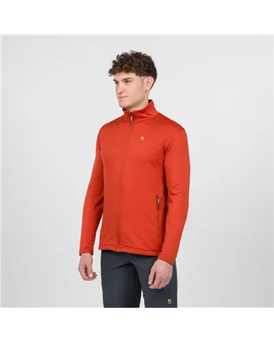 Karpos Pizzocco Evo Men's Full Zip Fleece, Fire