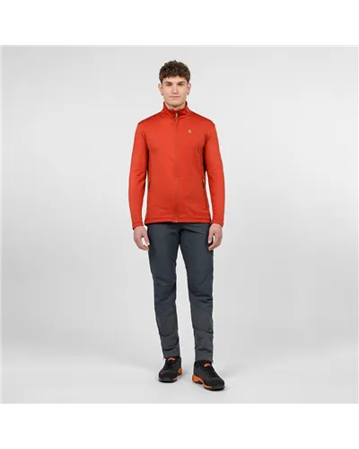 Karpos Pizzocco Evo Fleece Pile Full Zip Uomo, Fire