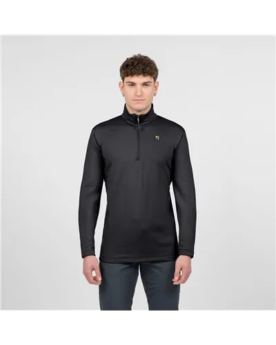 Karpos Pizzocco Evo Fleece Pile 1/2 Zip Uomo, Nero