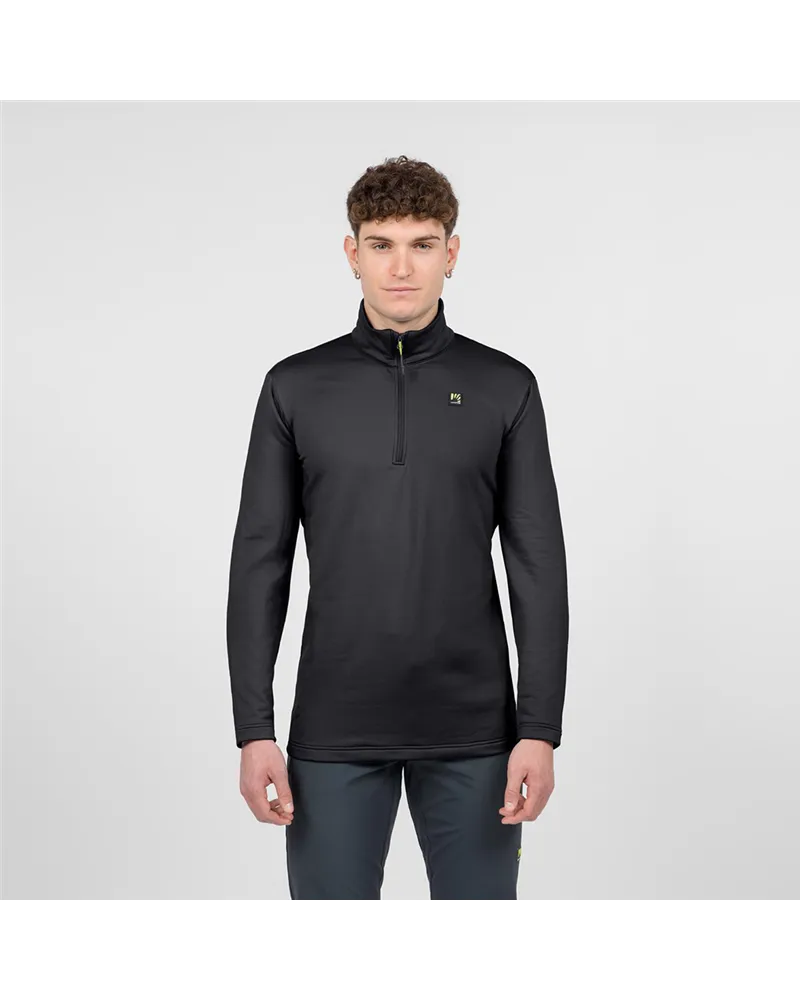 Karpos Pizzocco Evo Men's 1/2 Zip Fleece, Black
