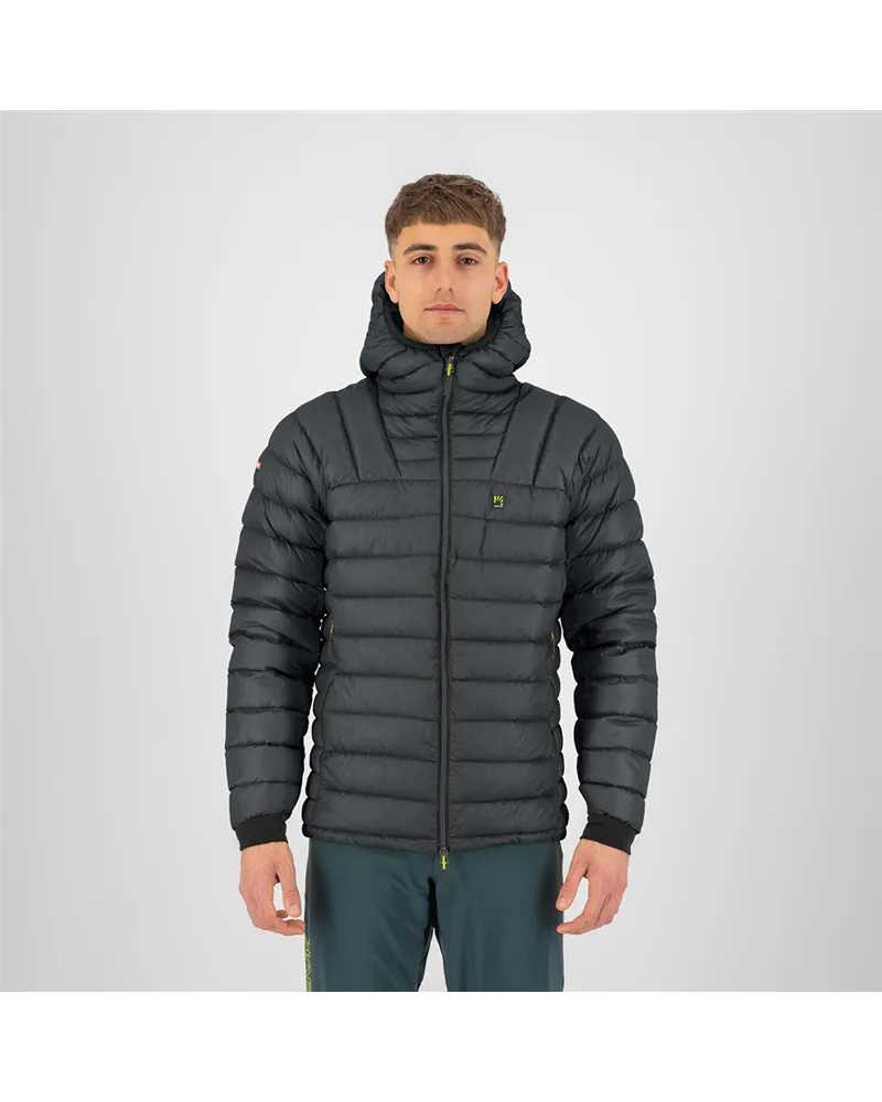 Karpos Highest Giacca Piumino con Cappuccio Uomo, Woodland Gray
