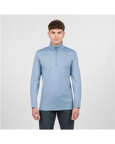 Karpos Pizzocco Evo Fleece Pile 1/2 Zip Uomo, Window Blue
