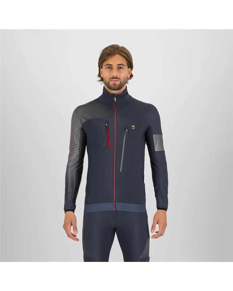 Karpos Alagna Evo Giacca Scialpinismo Uomo, Stargazer/Midnight/Fiery Red