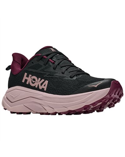 Hoka Challenger 8 Scarpe Trail Running Donna, Black/Pink Opal