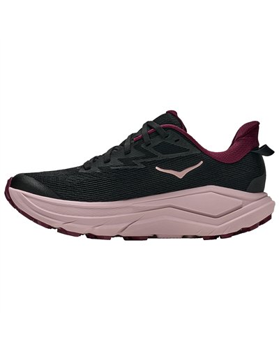 Hoka Challenger 8 Scarpe Trail Running Donna, Black/Pink Opal