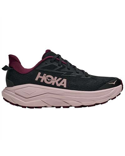 Hoka Challenger 8 Scarpe Trail Running Donna, Black/Pink Opal