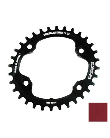 Blackspire Snaggletooth Narrow/Wide Oval Chainring 96/32T Red Xt8000