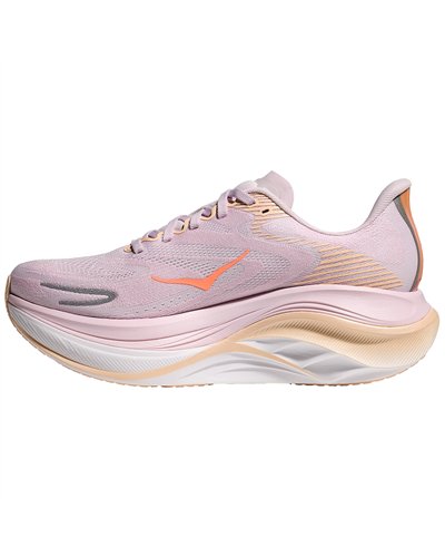 Hoka Skyward X 2 Women's Running Shoes, Lilac Cream/Tangerine Glow