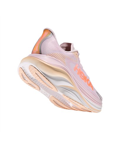 Hoka Skyward X 2 Women's Running Shoes, Lilac Cream/Tangerine Glow