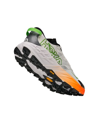 Hoka Speedgoat 7 Scarpe Trail Running Uomo, Frost/Neon Tangerine