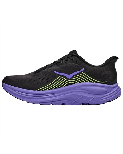 Hoka Clifton 11 Men's Running Shoes, Black/Neon Yuzu