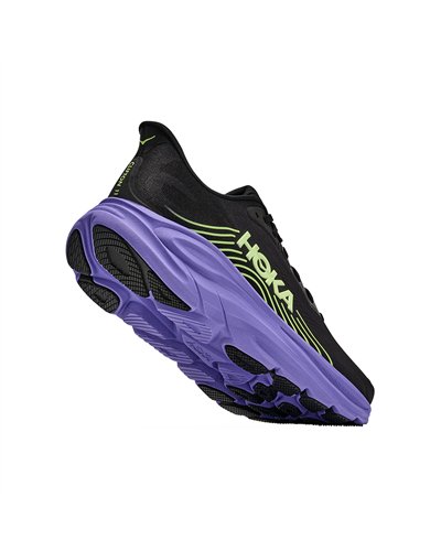 Hoka Clifton 11 Scarpe Running Uomo, Black/Neon Yuzu