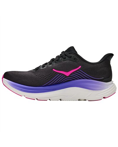 Hoka Clifton 11 Scarpe Running Donna, Black/Neon Nebula