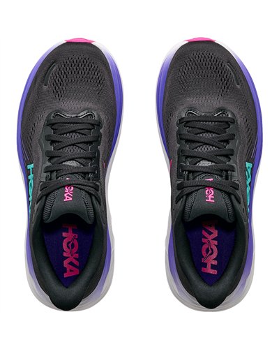 Hoka Clifton 11 Scarpe Running Donna, Black/Neon Nebula