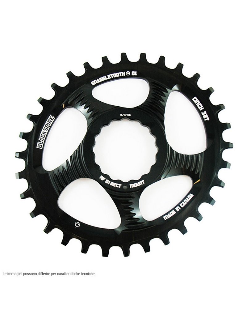 Blackspire Oval Snaggletooth Chainring 34 For Raceface Cinch 6mm Offset