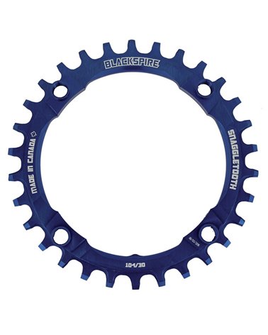 Blackspire Snaggletooth Narrow/Wide Chainring 104/30T Blue