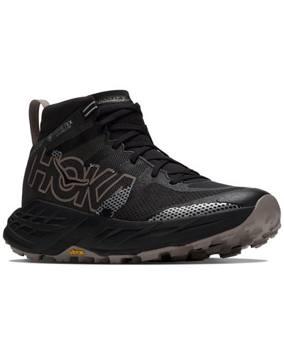 Hoka Speedgoat 7 Hike GTX Gore-Tex Scarponi Hiking Uomo, Black/Pebble Grey