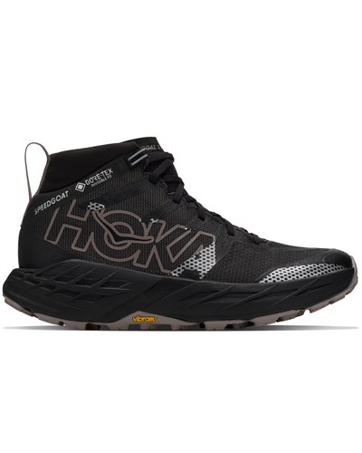 Hoka Speedgoat 7 Hike GTX Gore-Tex Scarponi Hiking Uomo, Black/Pebble Grey