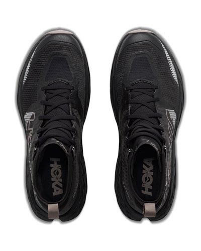 Hoka Speedgoat 7 Hike GTX Gore-Tex Men's Hiking Boots, Black/Pebble Grey