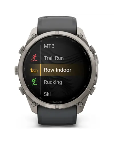 Garmin Fenix 9 Pro AMOLED inReach Case 51mm GPS Watch Wrist-Based HR, Titanium/Graphite Black