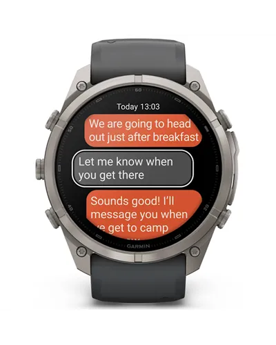 Garmin Fenix 9 Pro AMOLED inReach Cassa 51mm Orologio GPS Cardio Integrato, Titanio/Graphite Black
