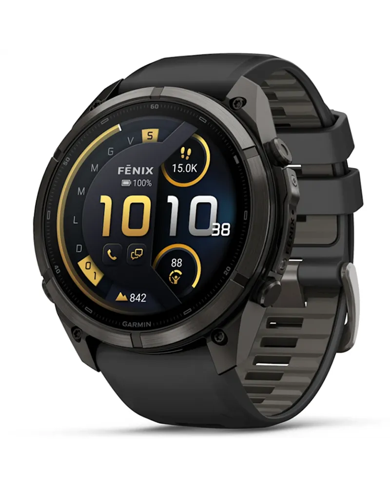 Garmin Fenix 9 Pro AMOLED inReach Cassa 51mm Orologio GPS Cardio Integrato, Titanio DLC Carbon Gray/Black/Pebble Grey