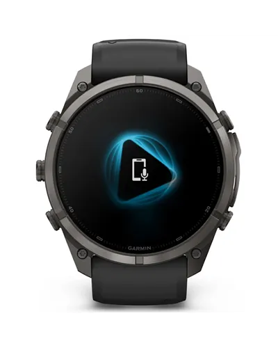 Garmin Fenix 9 Pro AMOLED inReach Case 51mm GPS Watch Wrist-Based HR, Titanium DLC Carbon Gray/Black/Pebble Grey