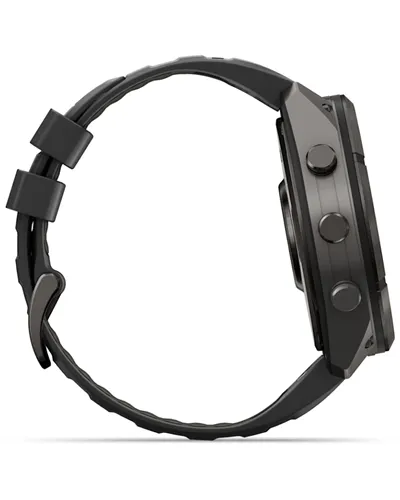 Garmin Fenix 9 Pro AMOLED inReach Case 51mm GPS Watch Wrist-Based HR, Titanium DLC Carbon Gray/Black/Pebble Grey