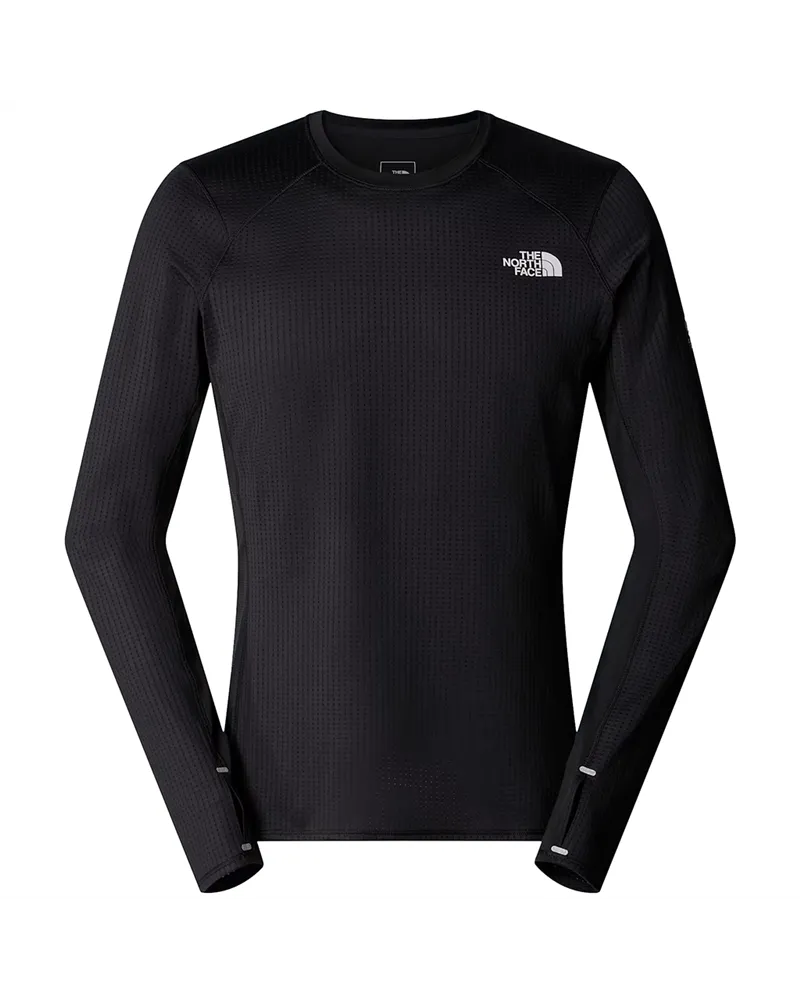 The North Face Altimetro LT Crew FlashDry Maglia Maniche Lunghe Uomo, TNF Black