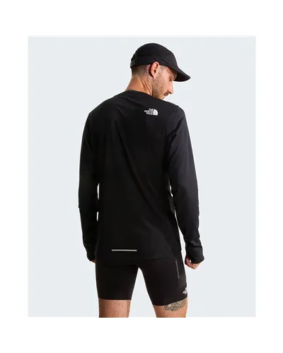 The North Face Altimetro LT Crew FlashDry Men's Long Sleeve Jersey, TNF Black