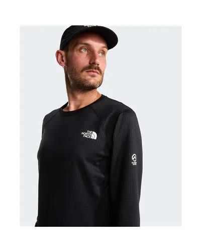 The North Face Altimetro LT Crew FlashDry Maglia Maniche Lunghe Uomo, TNF Black