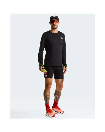 The North Face Altimetro LT Crew FlashDry Men's Long Sleeve Jersey, TNF Black