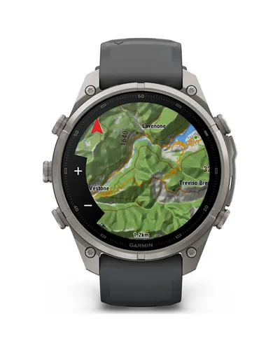 Garmin Fenix 9 Pro AMOLED inReach Cassa 47mm Orologio GPS Cardio Integrato, Titanio/Graphite Black